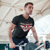 “Si Vis Pacem” Red on Black T-Shirt