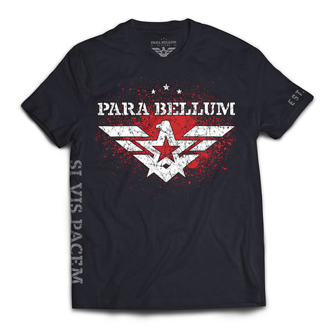 “Si Vis Pacem” Red on Black T-Shirt