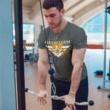 “Si Vis Pacem” Gold on Gray T-Shirt