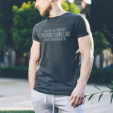 “When in Doubt, Apply Brute Force and Ignorance” T-Shirt