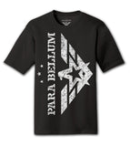 “Reoriented” Black Moisture Wicking T-Shirt