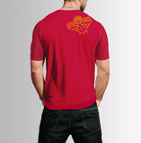 “Reoriented” Red Moisture Wicking T-Shirt