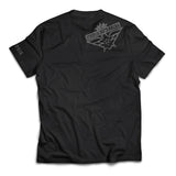 “Si Vis Pacem” Grey on Black T-Shirt
